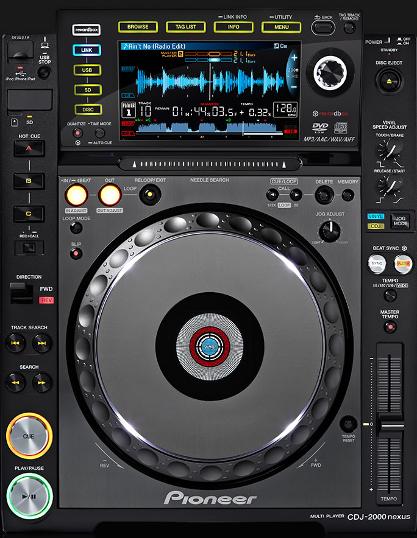 Pioneer CDJ 2000 CD Deck Hire