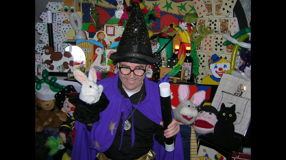 Wizard Children's Entertainer working at Hallgarth Community Centre, Kendal.
